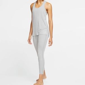 Womens Grey Nike Yoga Tank Top